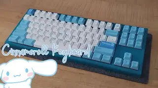 CINNAMOROLL KEYBOARD 💙 || NK87 Entry Edition with KTT Onyx Switches Typing Sounds