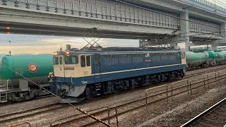 根岸駅にEF65 2086号機