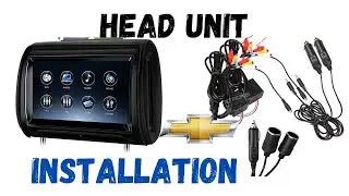 How to Wire  and install car dvd head Unit