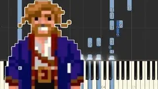 Monkey Island 2 - Woodtick (PC) - by alexsteb [Piano Tutorial] // Synthesia