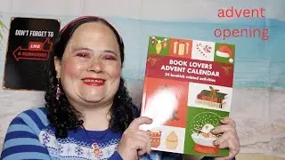 Christmas advent calendar opening plus giveaway-closed