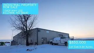 Spacious Shop and Office Space on 4.54 Acres📍10509 Hwy 200, Killdeer, ND 58640