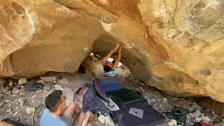 The poacher v8 hueco tanks bouldering