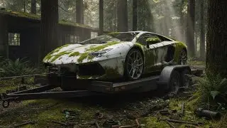 Abandoned Lamborghini AventadorRestoration | Full Repair & Luxury Car Revival/Survival Skills.