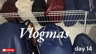 Vlogmas day 14: Stay at home Saturday #hairbutter #sheabutter #diymom #pursecollection #knittedhat