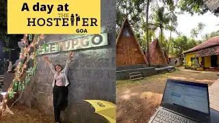 A day @TheHosteller Goa | Workation in Goa | ft. Paritosh Anand & The Teen Travels | Travel Vlog