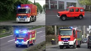 [FEUERWEHR WUPPERTAL XXL] Einsatzfahrten | Zusammenschnitt von BF und FF | Sonderfahrzeuge und mehr