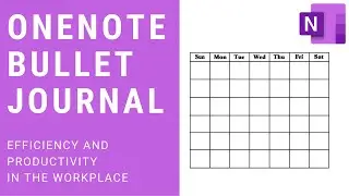 How to setup a Microsoft OneNote Bullet Journal - ⚡ Quick Tutorial ⚡