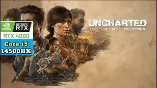 RTX 4060 + i5-14500HX Laptop - Uncharted 4 FPS Test