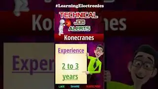 Konecranes Job | #Latest Engineering Jobs 2021  | Technical Job Alert | #shorts