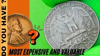 Quarter vs. Cent! Which One Worth in 100,0000! Coins Worth Millions