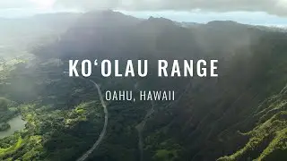Koʻolau Range, Oahu, Hawaii | Cinematic Drone Video 4K