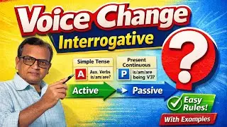#Voice change of Interrogative sentence#Simple present and present Continuous Tense#how to change 