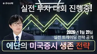 [라이브] 에단의 1월 20일 국내증시 마감 브리핑: 코스피 4900 돌