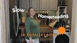 Slow Homesteading In Rural Florida | Antique Field Trip | Shed Project | Peg Doll | Herb Garden