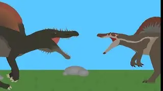 Monsters Resurrected Spino vs. JP3 Spino (short animation)