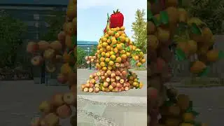 Create vegetable and fruit characters🍎🍆 that can move and collision...