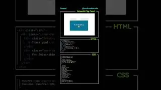 Smooth Flip Card Design | #html #css #trending #craftcodestudio #coding #csscoding #learning #viral
