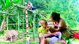 Single Mom Hong and Her Baby Complete a New Roof to Start a Peaceful Life 🌿❤️ | Living Simply