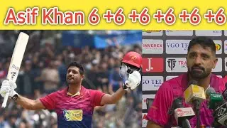 Asif Khan Brilliant knock 6 sixes 6 fours against pakistan 