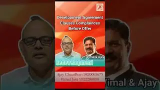 Development Agreement Clauses Complaince Before Offer.#redevelopment #news #mumbai #mumbaicity #love