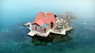 Drone filma a MENOR ILHA DO MUNDO