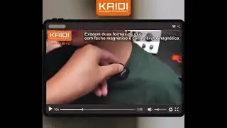 Microfone Lapela Sem Fio Duplo Kaidi Profissional Port&aacute;til,  Im&atilde;. Anti Ru&iacute;do Tipo C