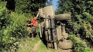 VOLVO C303 OFF-ROAD |   ПЕРЕВЕРНУЛИ Land Cruiser | ДВИГАТЕЛЬ пошёл В РАЗНОС