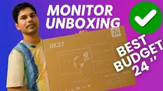 MSI Pro MP2412 Monitor Unboxing 🔥 | Best Budget 24