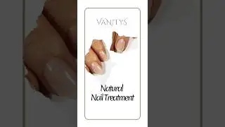 Natural Nail Treatment VANITYS&reg; #nails #vanitys  #gold  #viral #naildesign #buildergel #peach