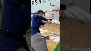 L&rsquo;ART DU MANIEMENT DU SABRE COR&Eacute;EN 🤯😎 #southkorea
