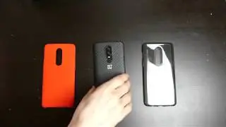 Official OnePlus 6 Cases - Karbon And Red Silicone