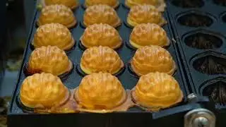NP-451核桃烧 Walnut Cake Maker Machine | Commercial Nut Cake Waffle Equipment with Filling Process