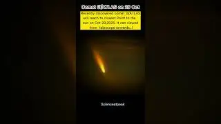 Comet 3I/ATLAS is coming on October!