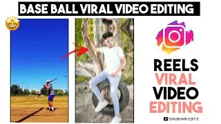 Baseball Ball Shot Photo to Video Editing | CapCut Editing | Instagram Reels Viral Video Editing |