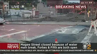 Water Main Break Closes Magee Street In Uptown