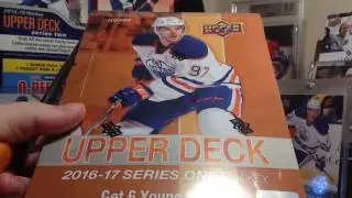 16/17 Upper Deck Series 1 Hockey Hobby Box Break (With Product Breakdown)