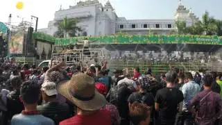 Thingyan festival Yangon 2016