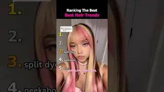 Ranking BEST HAIR TRENDS  #viralshorts