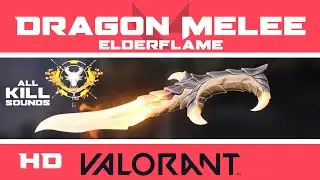 Elderflame Knife | VALORANT Dragon Melee Skin | Skins HD Showcase