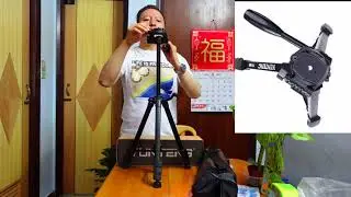 UNBOXING THE  FLUID HEAD VIDEO TRIPOD AND DOLLY