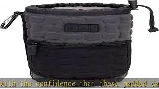 USA GEAR FlexARMOR-X Large Lens Case Pouch with Deluxe Padded Neoprene Protection - Holds Lens up t