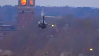 Robinson R22 auto-rotation practice [4K Video]