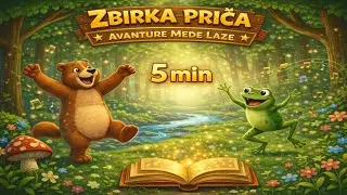 MEDA LAZA 🐻: Zbirka Priča - Tajna Obećanja | Najlep&scaron;e Priče za Laku Noć| Priče za Decu