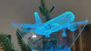 Авиационная рождественская ёлка 600 RGB Twinkly Lights