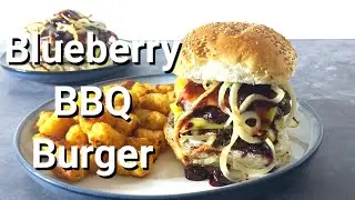 BLUEBERRY BBQ BURGER | vegan and proud