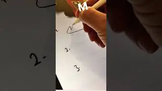 new style os letter 'M' || #quick #sketchi #pensketcher