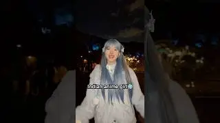 INDIAN ANIME GIRL IN JAPAN😱 #indian #japan #disney #disneyland #hindi #shorts #viralvideo