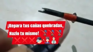 Repairing fishing rods in an easy and quick way