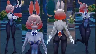 Amber - Mod - Creepy But Attractive BunnyGirl - Character Swap